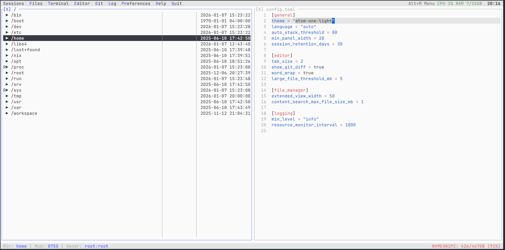 Atom One Light Theme