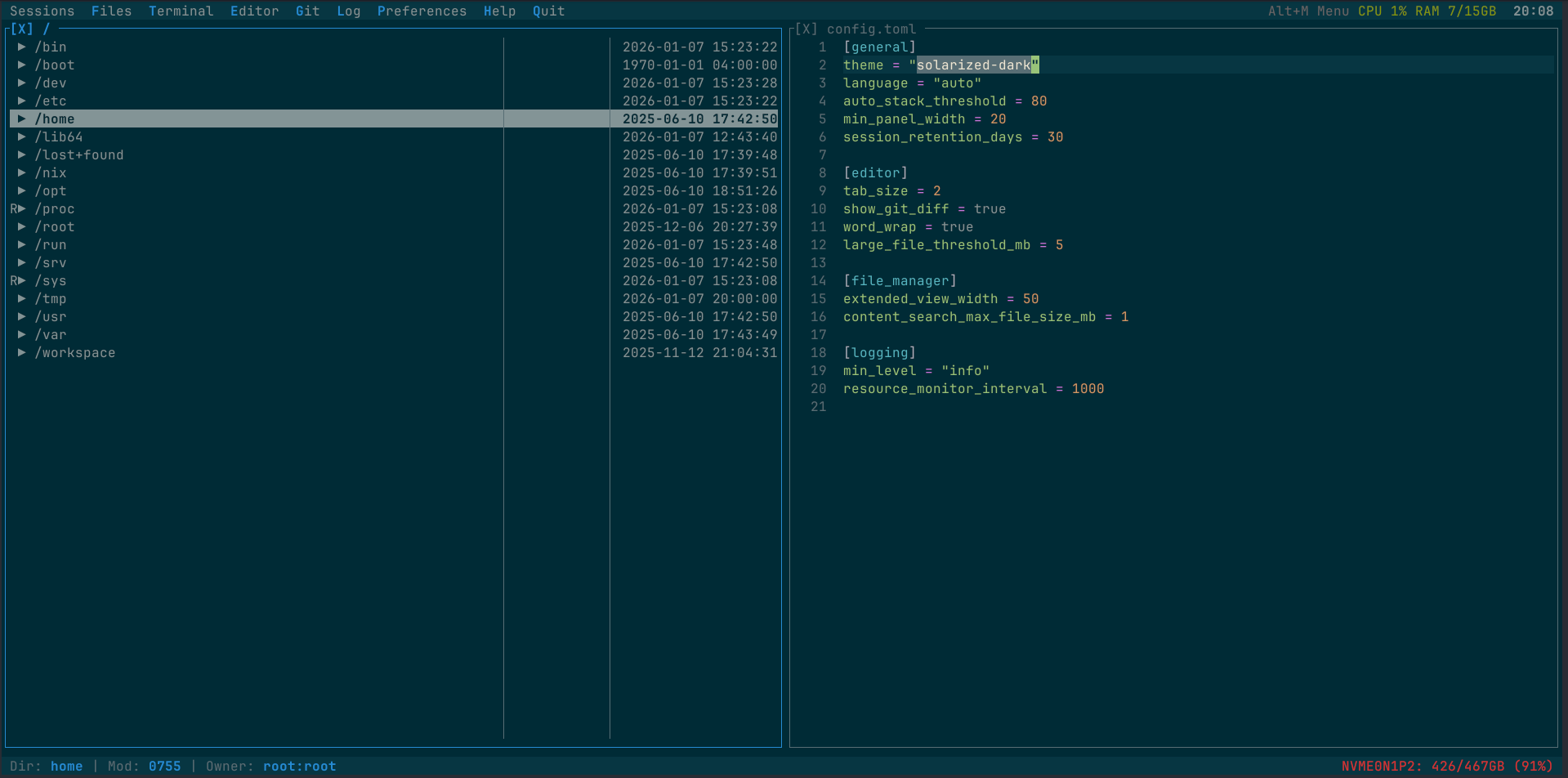 Solarized Dark Theme